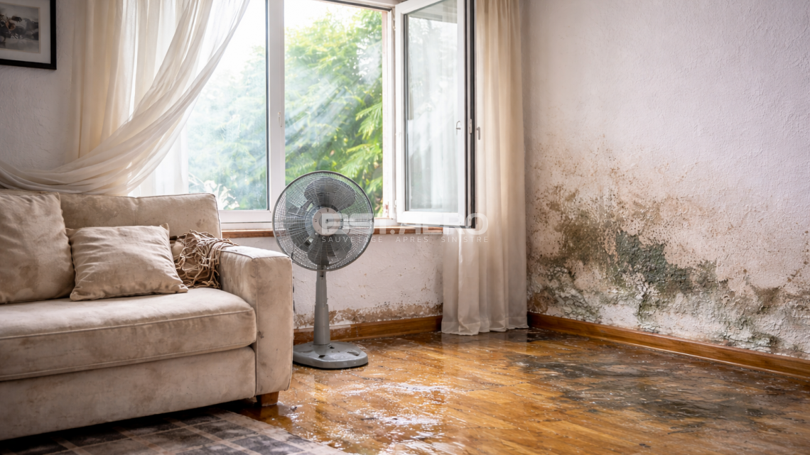 La ventilation suffit-elle pour supprimer une odeur apr&egrave;s une inondation ?