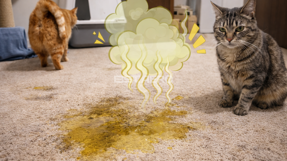 Faut-il nettoyer avant une intervention de neutralisation d&rsquo;odeur d'urine de chats ?