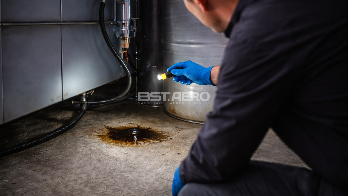 urgence fuite de  fioul