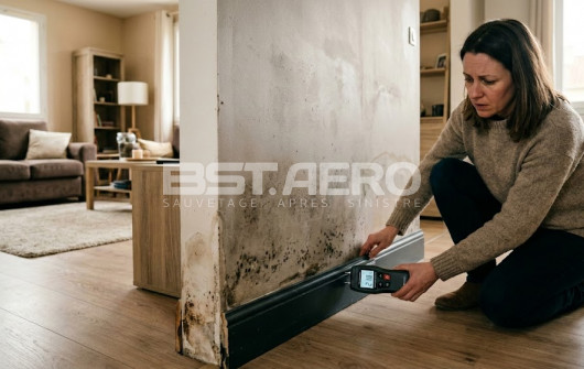 enlever humidit&eacute; suite inondation