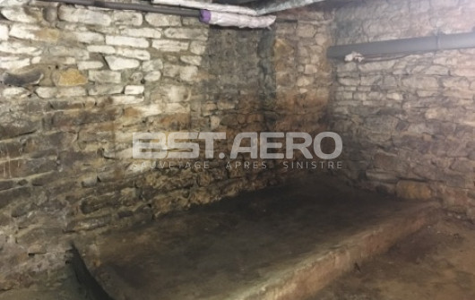 dégât fioul dans un cave