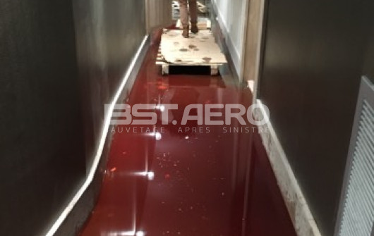 sinistre fioul dans bâtiment