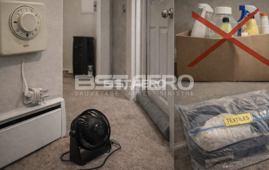 Inondation de fioul : mesures d&rsquo;urgence pour limiter la diffusion des odeurs